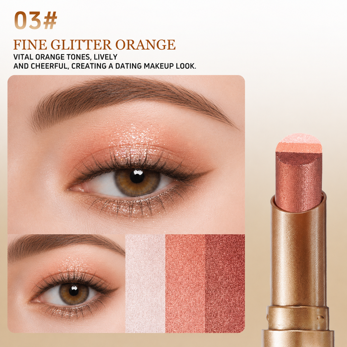 Effortless 3 Color Eyeshadow Stick