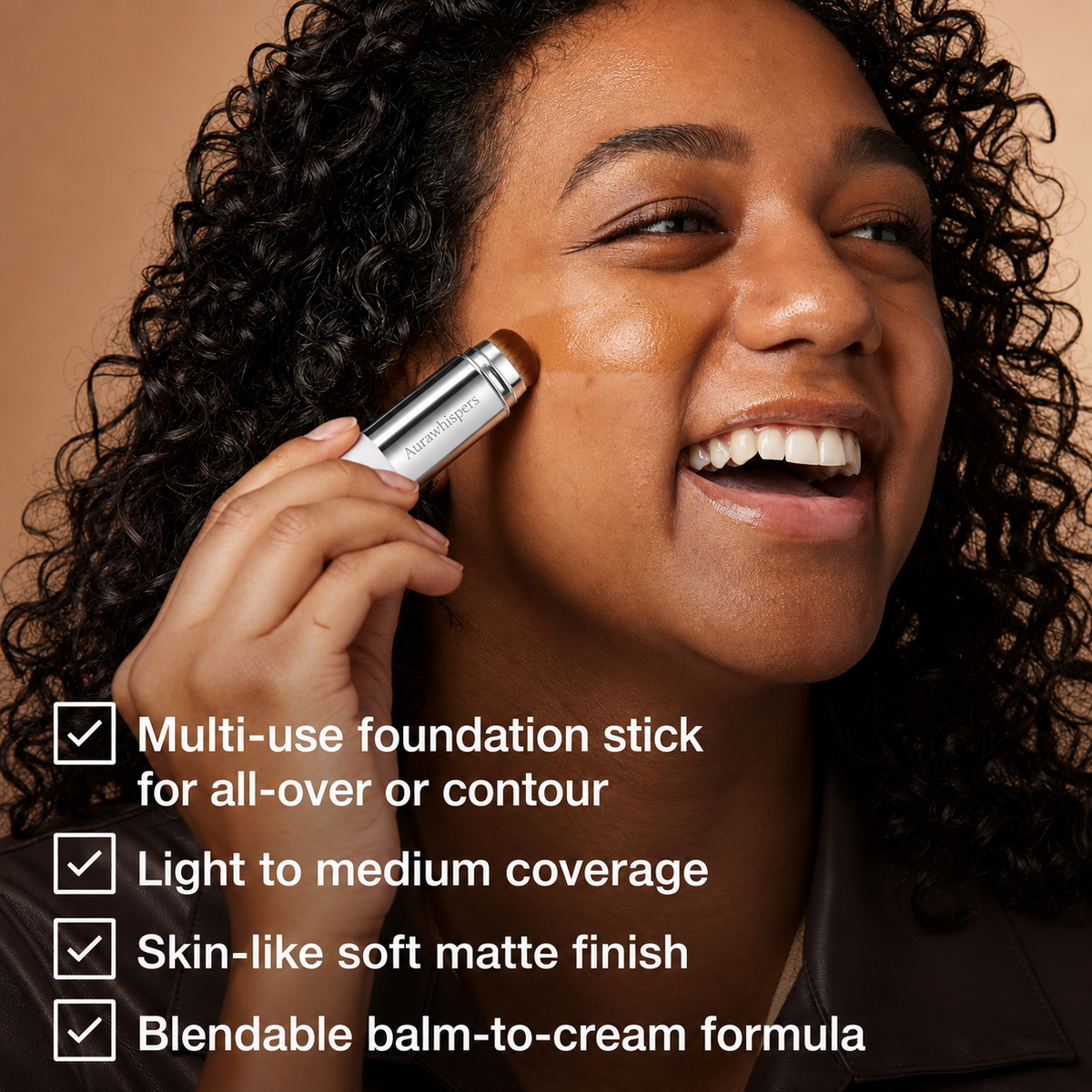 Dual-Ended Color-Adapt Foundation Stick