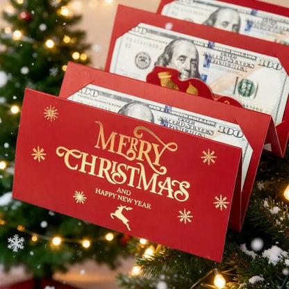 🎁 LAST DAY 50% OFF🎅🎄Foldable 6-Slot Christmas Red Envelope