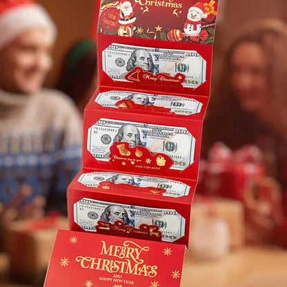 🎁 LAST DAY 50% OFF🎅🎄Foldable 6-Slot Christmas Red Envelope