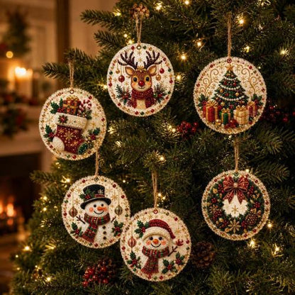 ❄️Christmas DIY✨ Painting Hanging Ornaments Set🎄