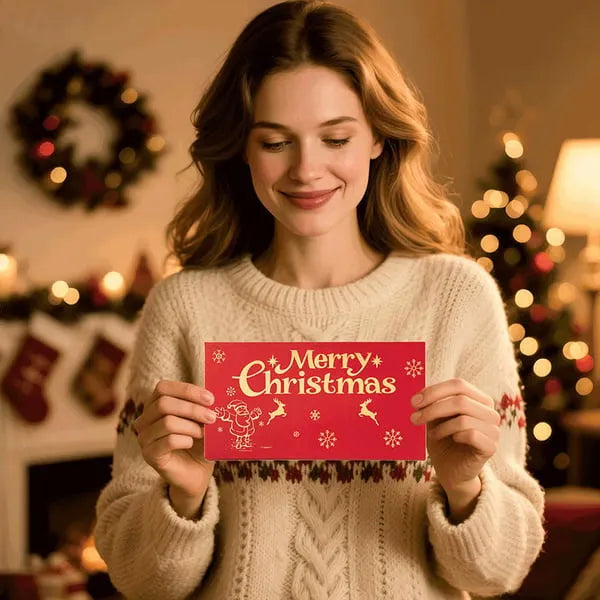 🎁 LAST DAY 50% OFF🎅🎄Foldable 6-Slot Christmas Red Envelope