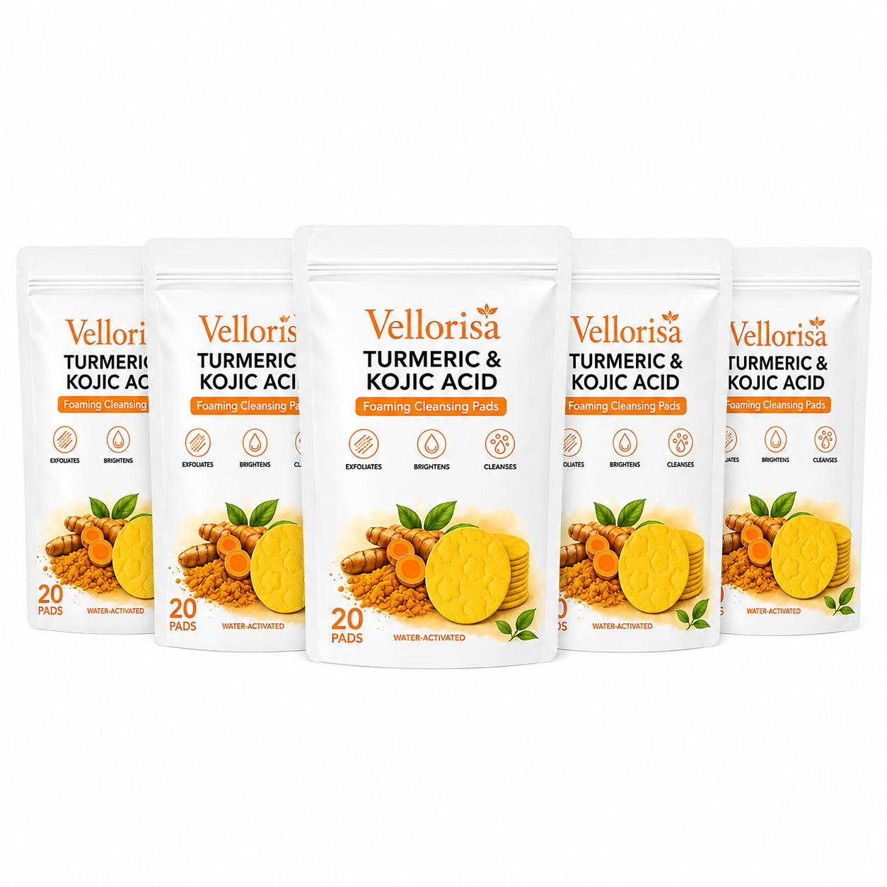 🔥Last Day 68% OFF-Vellorisa Turmeric Kojic Glow Pads