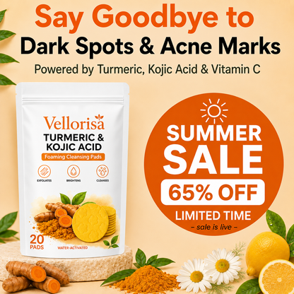 🔥Last Day 68% OFF-Vellorisa Turmeric Kojic Glow Pads