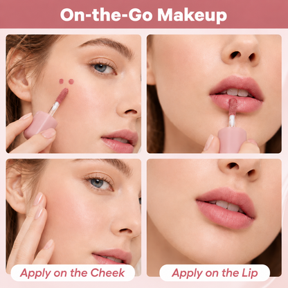 Soft Matte NudeBlur Lip Tintfor Lips and Cheeks