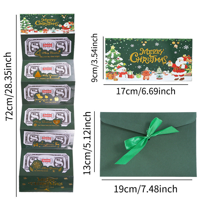 🎁 LAST DAY 50% OFF🎅🎄Foldable 6-Slot Christmas Red Envelope