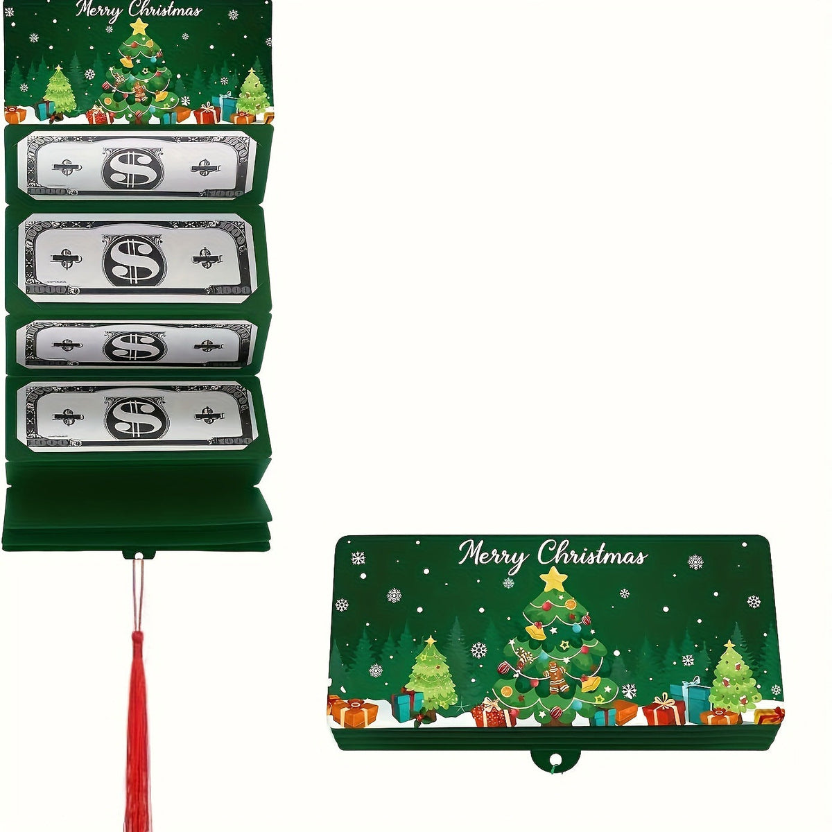 🎁 LAST DAY 50% OFF🎅🎄Foldable 6-Slot Christmas Red Envelope
