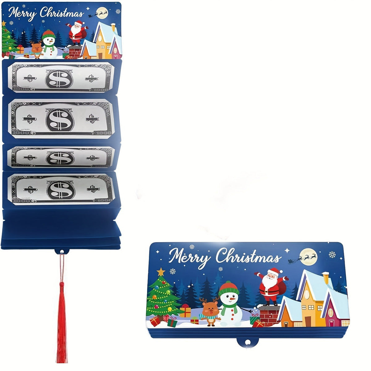 🎁 LAST DAY 50% OFF🎅🎄Foldable 6-Slot Christmas Red Envelope