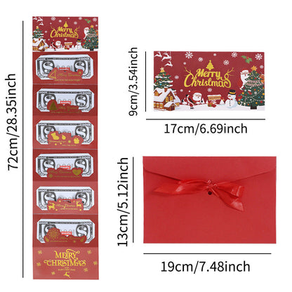 🎁 LAST DAY 50% OFF🎅🎄Foldable 6-Slot Christmas Red Envelope