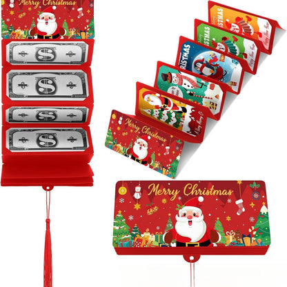 🎁 LAST DAY 50% OFF🎅🎄Foldable 6-Slot Christmas Red Envelope