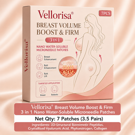 3-in-1 Microneedle Patches for Breast & Butt Contour
