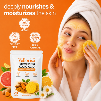 🔥Last Day 68% OFF-Vellorisa Turmeric Kojic Glow Pads