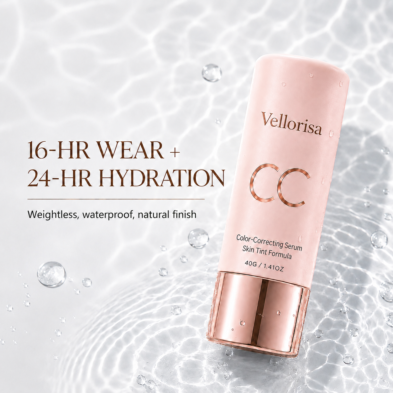 Last Day Buy1 Get 1 Free❤️Vellorisa Skin-PerfectingCC Serum-Cream