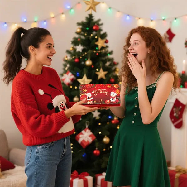 🎁 LAST DAY 50% OFF🎅🎄Foldable 6-Slot Christmas Red Envelope