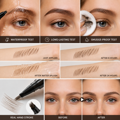 Last Day Buy 1 Get 1 Free🔥VEllorisa Waterproof Hair-Like Brow Pen – Smudge-Proof, Long-Lasting Natural Eyebrow Pencil