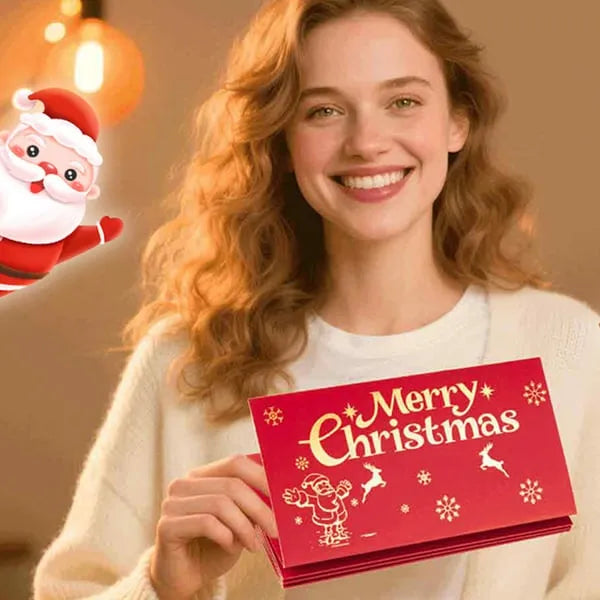 🎁 LAST DAY 50% OFF🎅🎄Foldable 6-Slot Christmas Red Envelope