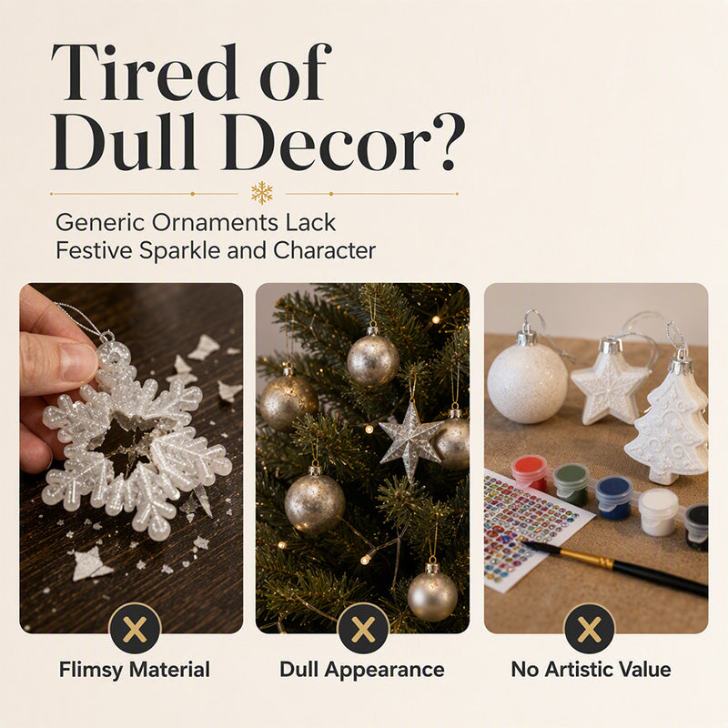 ❄️Christmas DIY✨ Painting Hanging Ornaments Set🎄